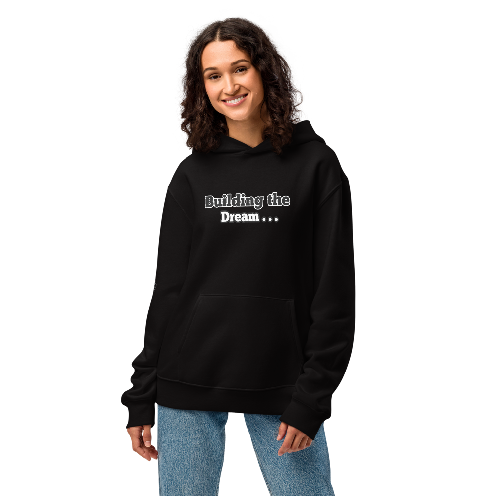 Unisex purple Nokia QuotZee hoodie with a front print, oversized heavyweight design, and a relaxed fit.