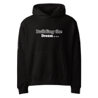 Blue Nokia QuotZee hoodie, unisex oversized heavyweight sweatshirt with front design, casual and comfortable everyday wear.